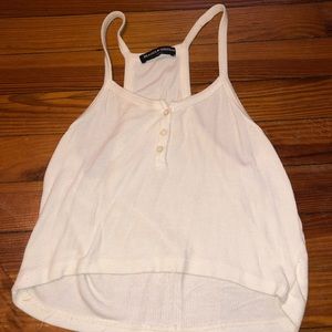 brandy melville white tank